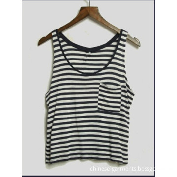 Stripe Vest for Women Fashion T-Shirt